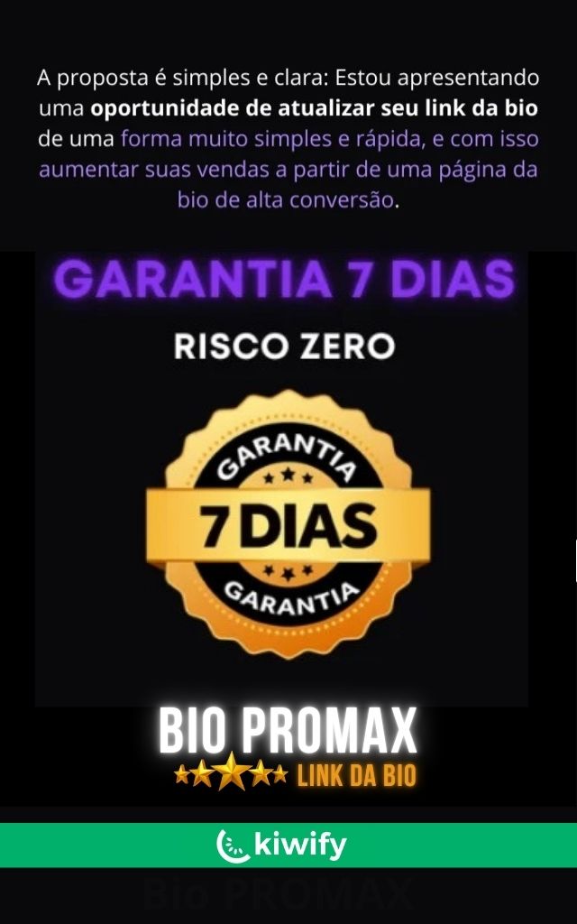 Bio Promax Link da bio garantia